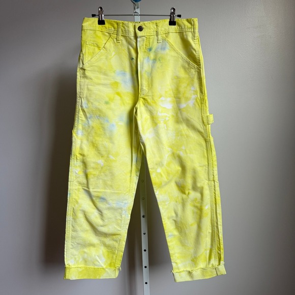 Stan Ray Pants - Stan Ray Yellow Tie-Dye Pants